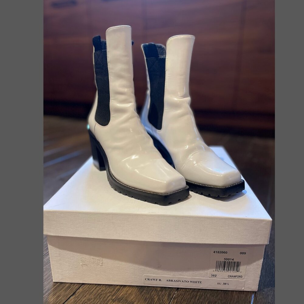 Creatures of Comfort White Crawford Boots, size 38.5